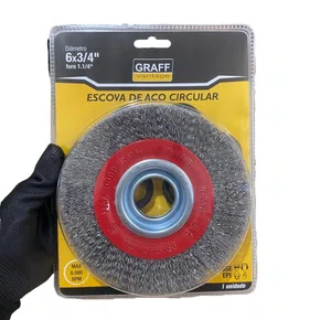 Escova Circular Ac 6X3/4X1/2 Graff