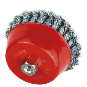 Escova de Aço Trançado Tipo Copo M14 100MM ROCAST