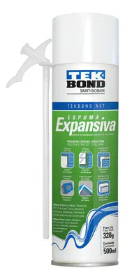 Espuma Expansiva de PU poliuretano TEKBOND 320G/500ml