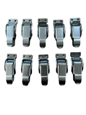 10 peças de Fecho Rápido Trava Pressão FA/E1 Zincado - KIT