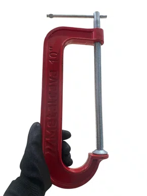 Grampo Sargento Fixação Tipo C 10" METALCAVA - C10