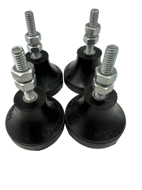 4 peças Amortecedor MICRO I 1/4 Total 200kg VIBRA-STOP