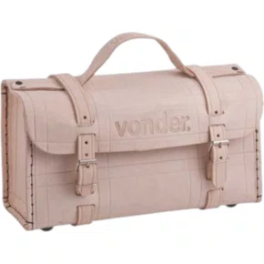 Maleta Couro 33Cm P/Ferramenta Marrom Vonder