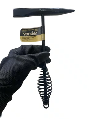 Martelo Picador de Solda com Mola 300G VONDER Aço Carbono
