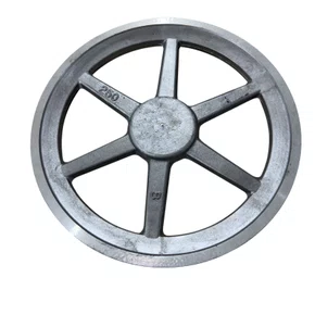 Polia em Alumínio 250 B2 10" 2 Canais Perfil B 250B2