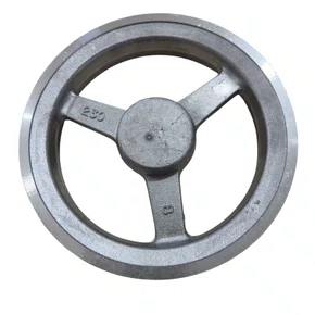 Polia em Alumínio 230mm B2 2 Canais Perfil B 9.1/16" 230B2