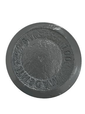 Polia Ferro Fundido 100mm B2 2 Canais Perfil B 4" 100B2