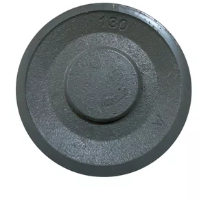Polia Ferro Fundido 130mm A1 Perfil A 1 Canal 5.1/4" 130A1