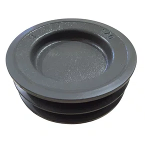 Polia Ferro Fundido 140mm B2 2 Canais Perfil B 5.1/2" 140B2