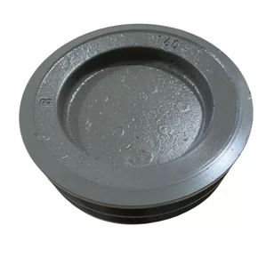 Polia Ferro Fundido 160mm B2 2 Canais Perfil B 6.1/4" 160B2