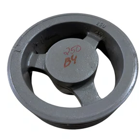 Polia Ferro Fundido 250mm B4 4 Canais Perfil B 10" 250B4
