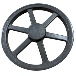 Polia Ferro Fundido 350mm A2 2 Canais Perfil A 14" 350A2