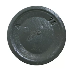 Polia Ferro Fundido 75mm A1 Perfil A 1 Canal 3" 75A1