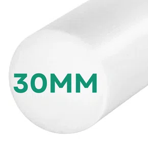 Barra Redonda Tarugo de Poliacetal 30x1000mm