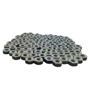 Porca Sextavada 4 X 0,70Mm Zincada Branca - VENDIDA EM CENTO