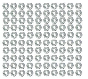 Porca Sextavada NC 3/16 BSW Zincada - Vendida em CENTO