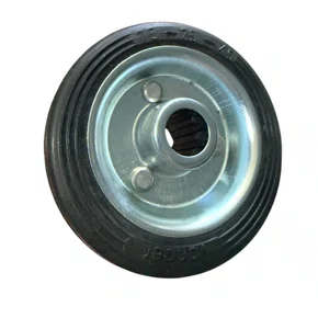 Roda Borracha 3" 76mm 40kg VONDER para Carrinho