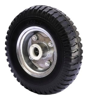 Roda Maciça 2,50-4 100kg Com Bucha e Rolete 7/8 COLSON