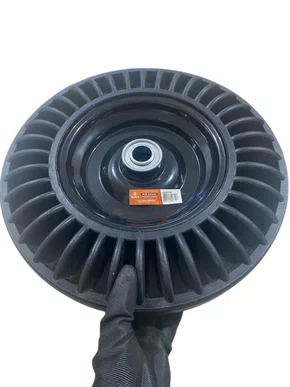 Roda Maciça 4.00-8 Eixo 25,4mm Rolamento Esfera 200kg AJAX - 1 peça