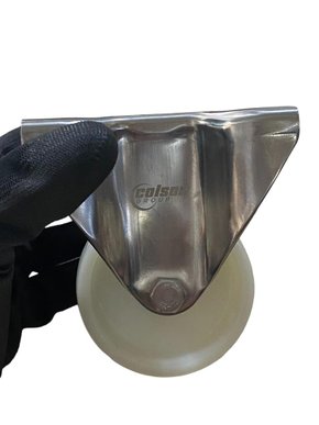 Rodízio Fixo Placa 312 NY.FP Nylon Inox COLSON