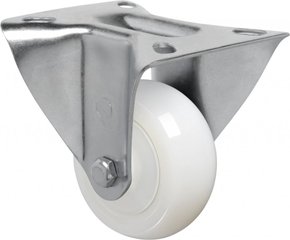 Rodízio Fixo Placa 412 NY.FP Nylon Inox COLSON