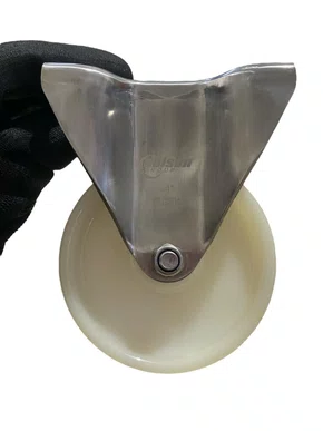 Rodízio Fixo Placa 412 NY.FP Nylon Inox COLSON