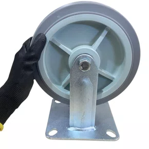 Rodízio Fixo Placa 82 TPR.E 130X140mm 300Kg COLSON