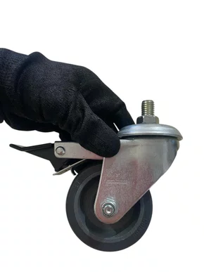 Rodízio Giratório Espiga 312 BP Com Freio 60KG COLSON