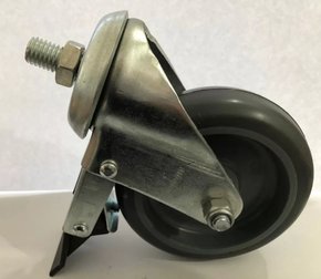 Rodízio Giratório Espiga 412 BP Com Freio 65KG COLSON