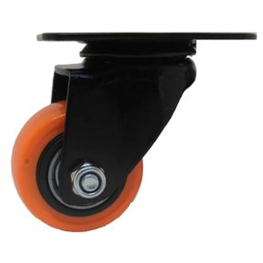 Rodízio Giratório Placa 1.5/8 PRETO COLSON