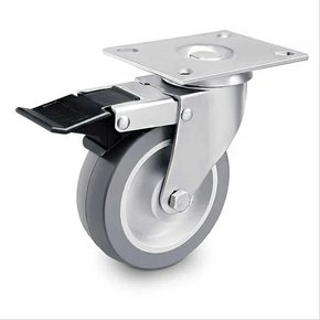 Rodízio Giratório Placa 612 BP 85KG Com Freio COLSON