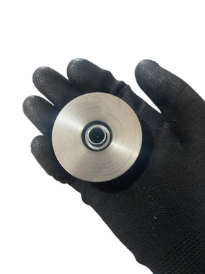 Roldana 60X17MM Ferro Maciça Canal U com Bucha Ferro Sul