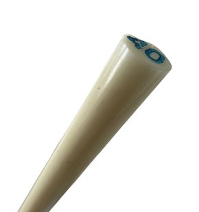 2 pedaços de 500mm de Tecnyl Nylon 6.6 40mm