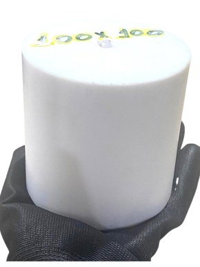 Teflon Tarugo Puro PTFE 100X100MM