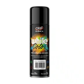 Tinta Spray 340Ml Preto Brilho Orbi