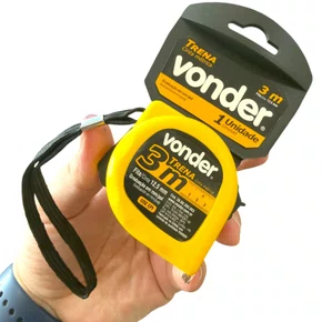 Trena Aço 3mt X 12,5mm Econômica VONDER