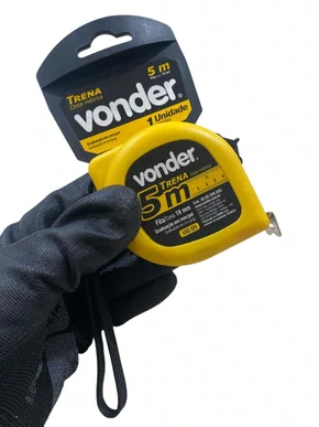 Trena Aco 5M X 19Mm Economica VONDER - 1 peça