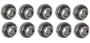 10 peças de Rolamento UC 208-24 WHX - KIT