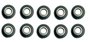 10 peças Rolamentos 6203 2RS 17x40x12 - KIT