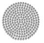 100 unidades de Esfera Aço Cromo 3/16" - KIT