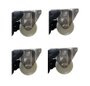Kit 4 Peças Rodízio Fixo 312 NY.FP Nylon Inox COLSON