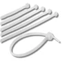 Kit 100 Abraçadeira Nylon 150X3,5Mm Branca Cj Ajax