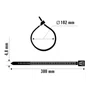Kit 50 Abraçadeira Nylon 380X4,8Mm Pt  Ajax