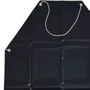 Avental PVC com Forro 1,20x0,70m Preto CA 21075