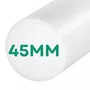 Barra Tarugo de Polipropileno 45x1000mm