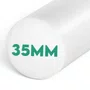 Barra Tarugo Nylon 66 35mm 1 Metro Redonda Tecnyl
