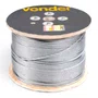 Cabo Aço Galvanizado 3/8 9,5mm 6x7 Vonder- em metro
