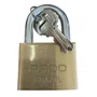 Cadeado de Latão PADO LT - 50mm 2 Chaves Não Enferruja LT50