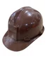Capacete Segurança com Aba Frontal Marrom NOVEL CA 8562