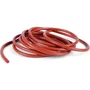 Cordão Borracha Silicone Vermelho  7mm - Em Metro